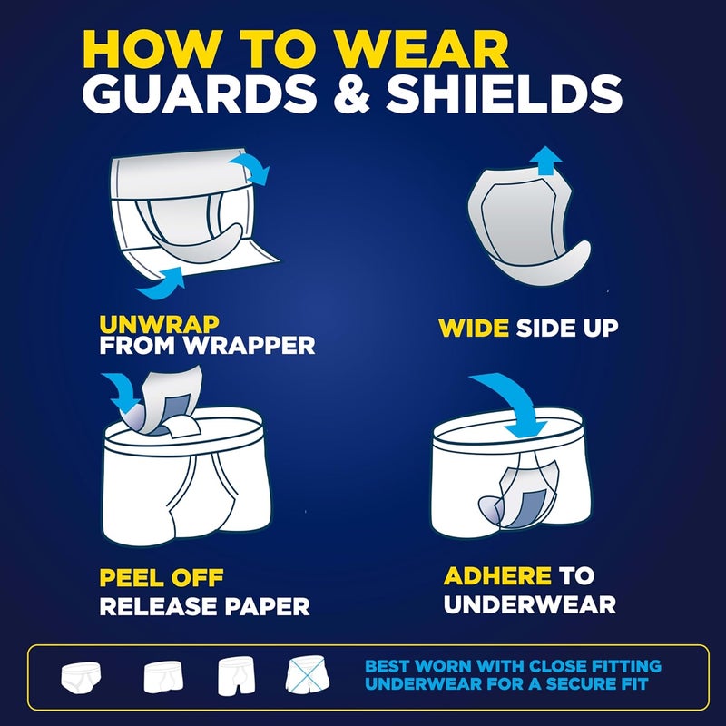 Tena Men Light Incontinence Protective Shield for Men, Bladder Control, Discrete, Light Absorbency, 58 Count - Image 5